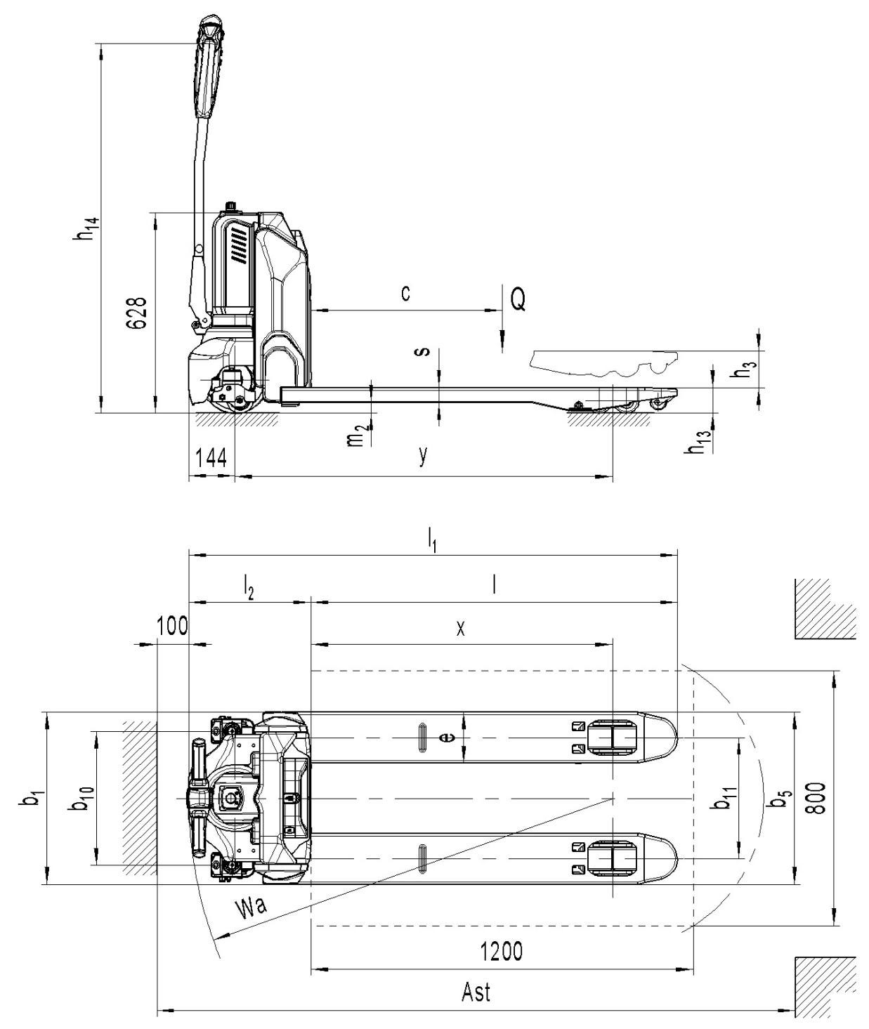 轻小型锂电搬运车PTE15N(图5)